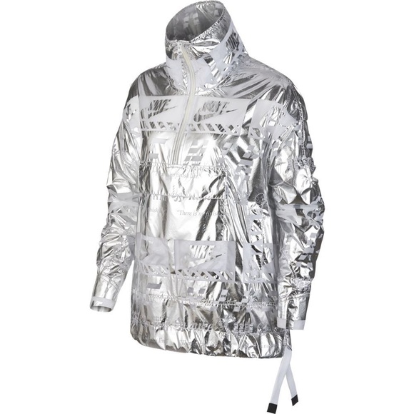 metallic nike jacket